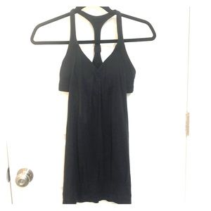(SOLD) Lululemon 🍋 Black Tank with Built in Bra